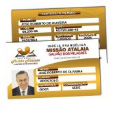 100 CARTEIRINHAS PERSONALIZADAS - 4x4